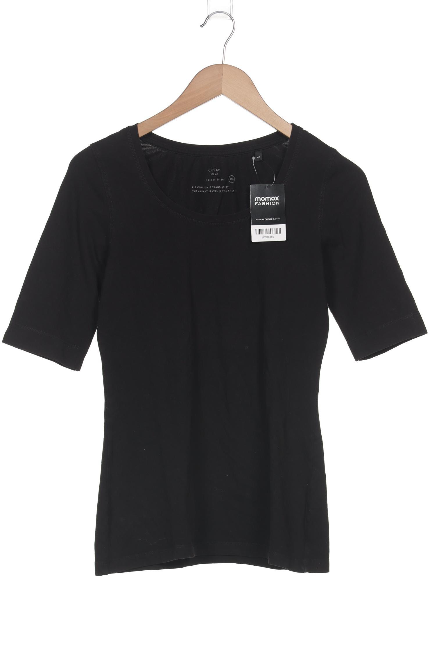 

Opus Damen T-Shirt, schwarz, Gr. 40