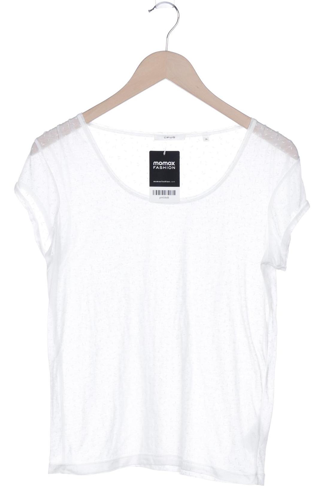 

Opus Damen T-Shirt, weiß, Gr. 36