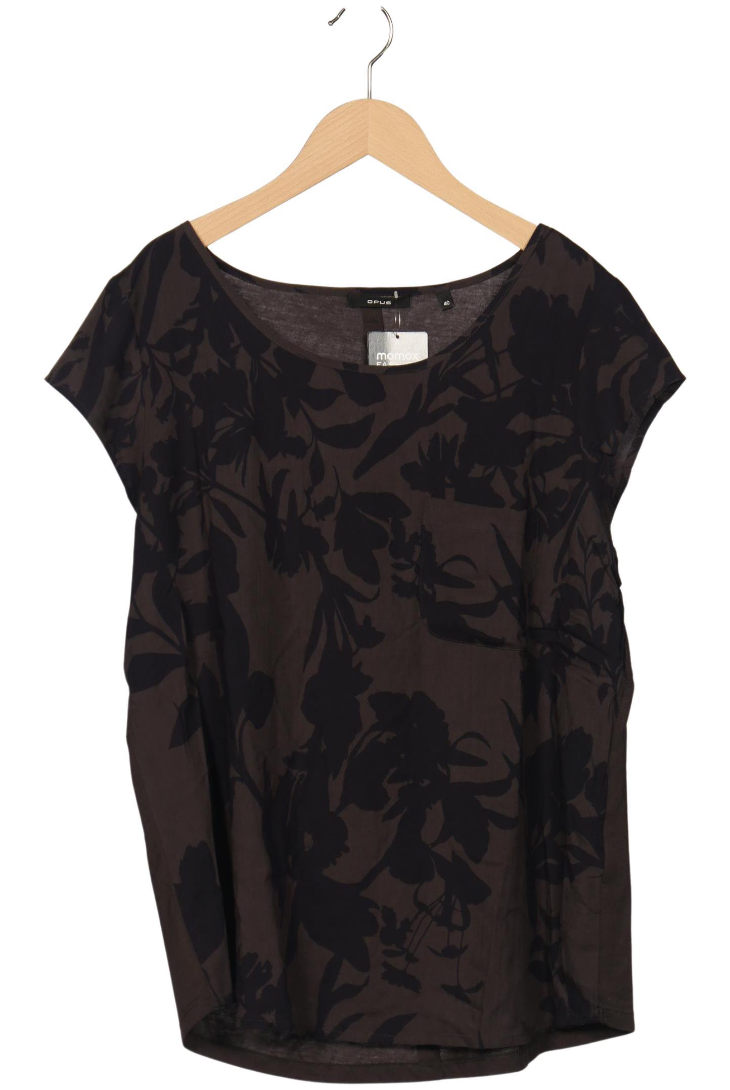 

Opus Damen T-Shirt, braun, Gr. 40