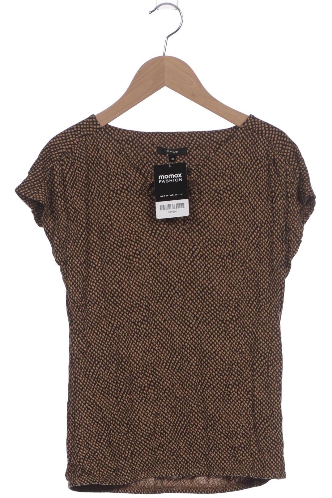 

Opus Damen T-Shirt, braun, Gr. 36