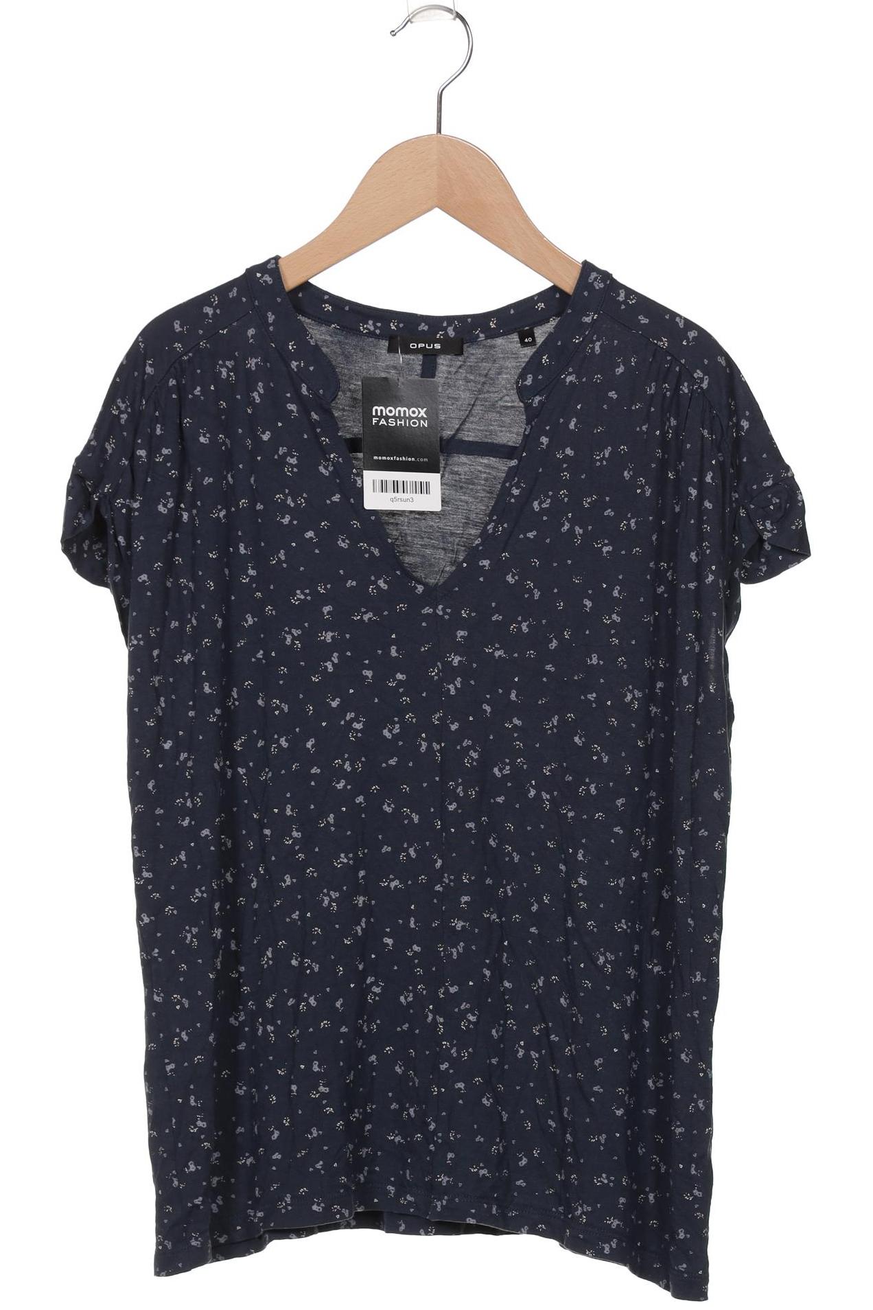 

Opus Damen T-Shirt, marineblau, Gr. 40