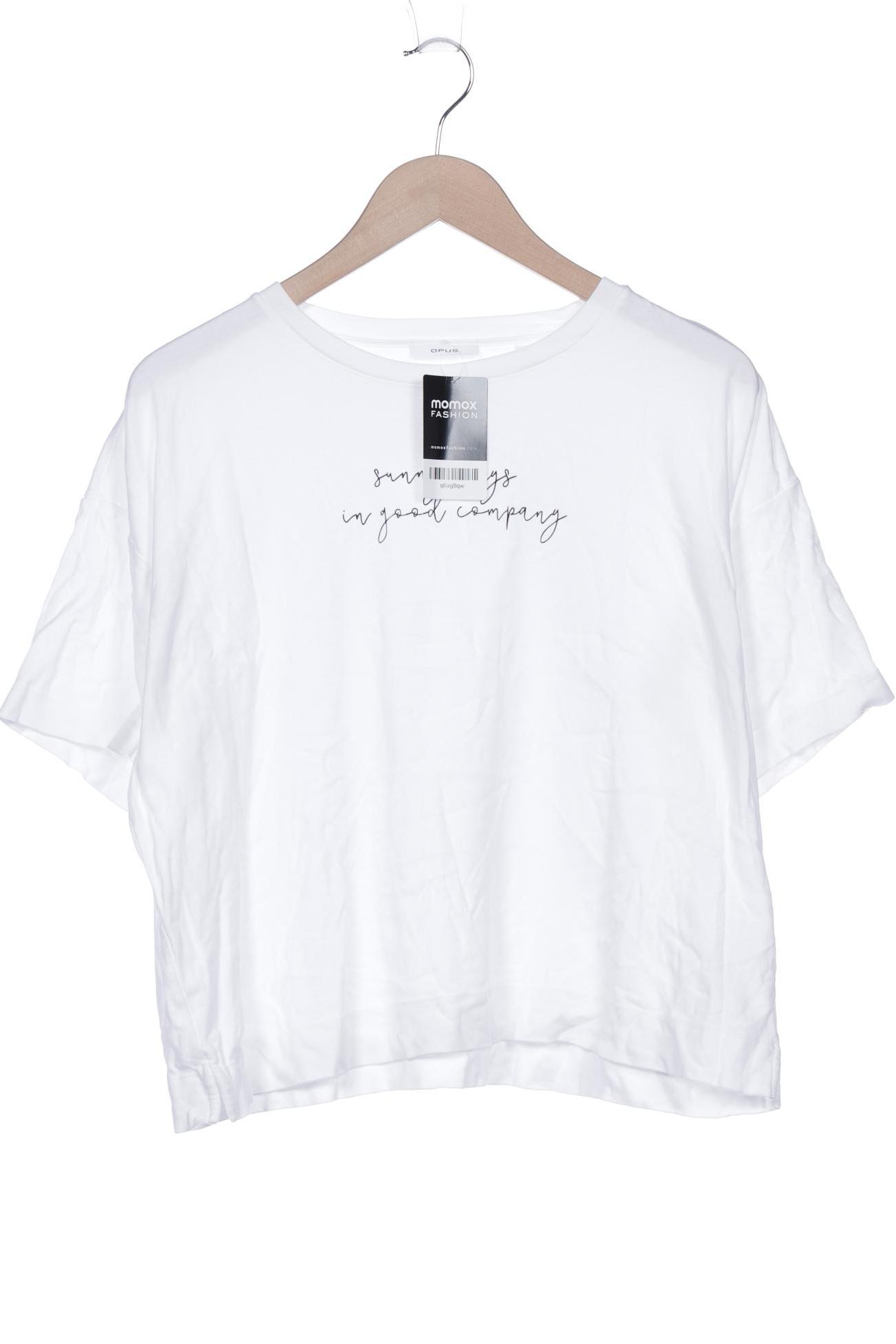 

Opus Damen T-Shirt, weiß, Gr. 40