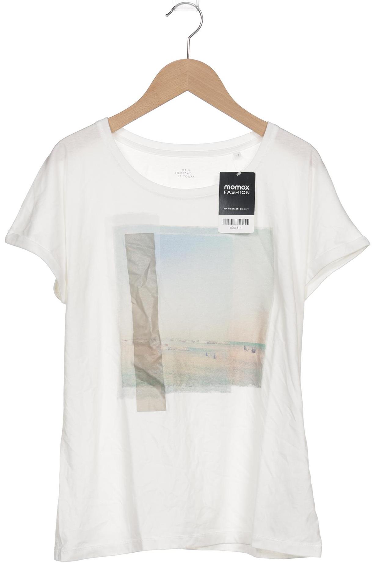 

Opus Damen T-Shirt, weiß, Gr. 38