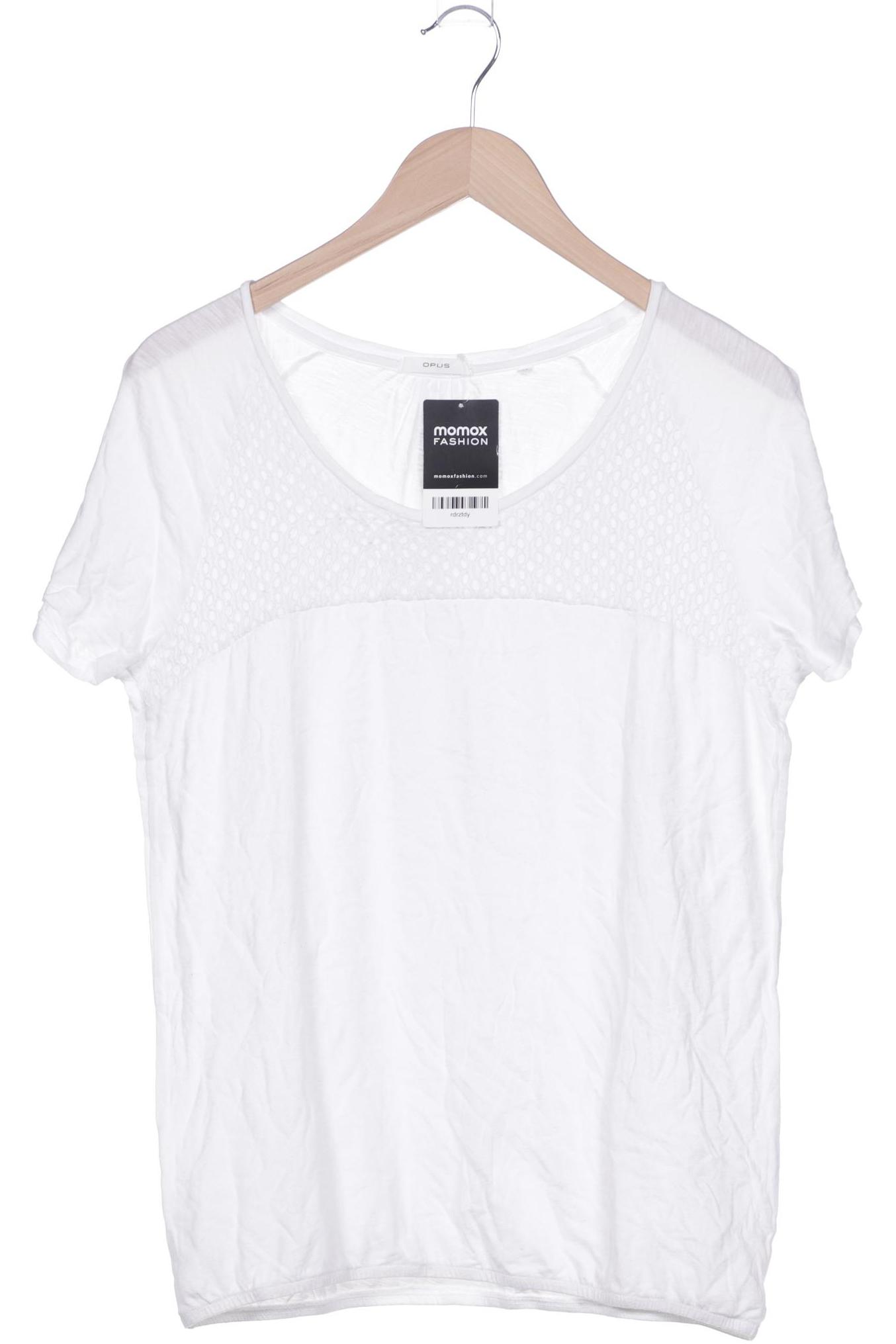 

Opus Damen T-Shirt, weiß, Gr. 40