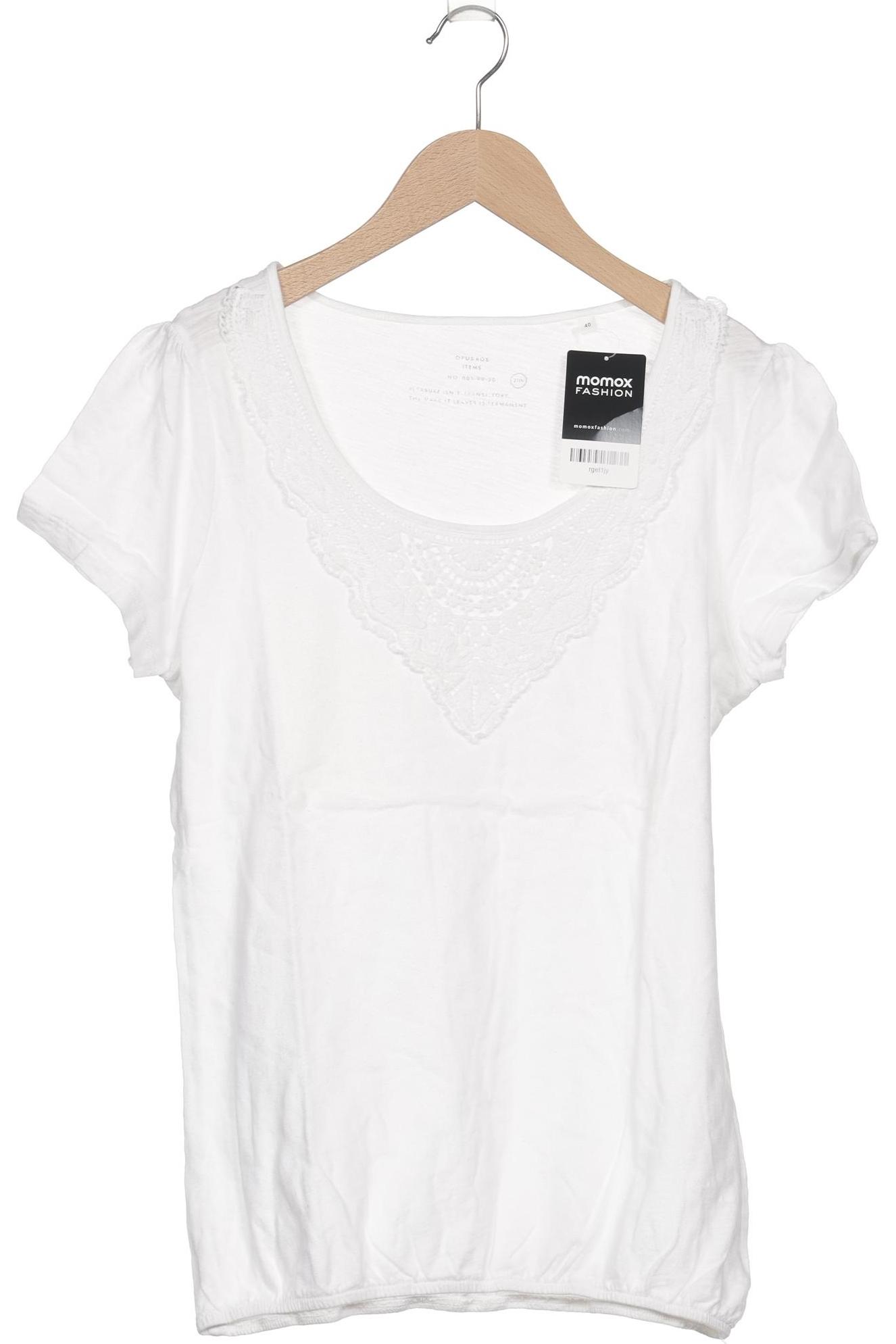 

Opus Damen T-Shirt, weiß, Gr. 40