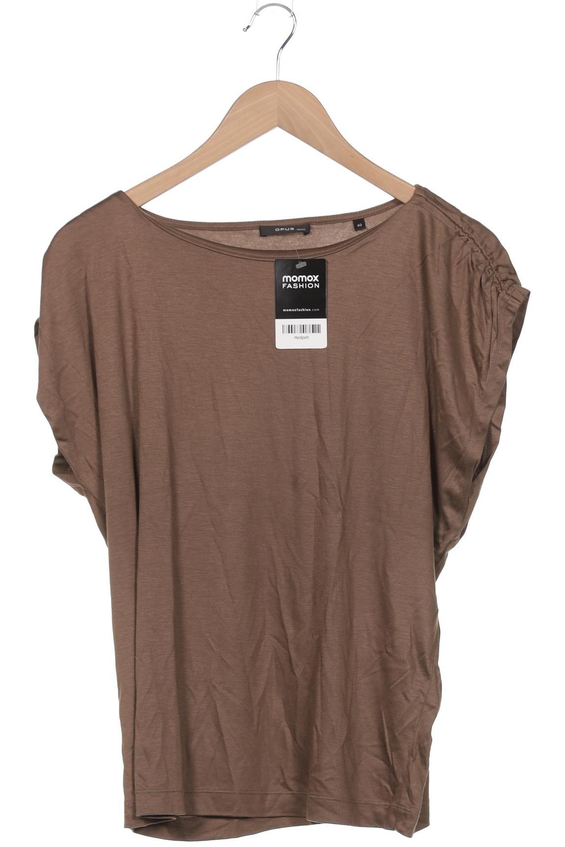 

Opus Damen T-Shirt, braun, Gr. 40