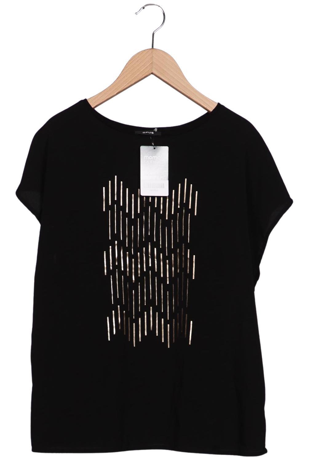 

Opus Damen T-Shirt, schwarz, Gr. 38