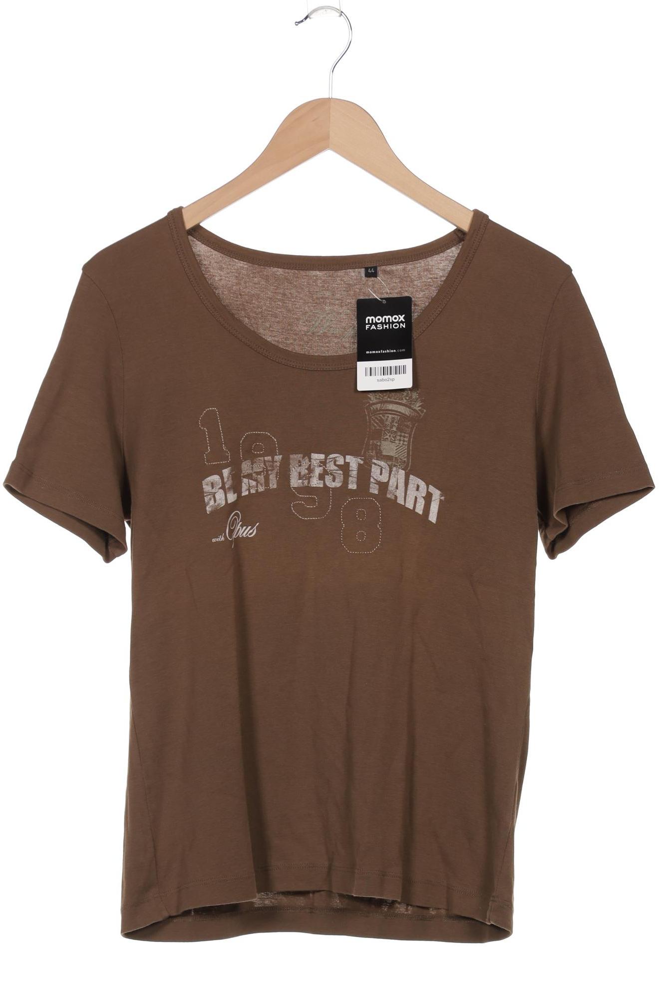 

Opus Damen T-Shirt, braun, Gr. 44