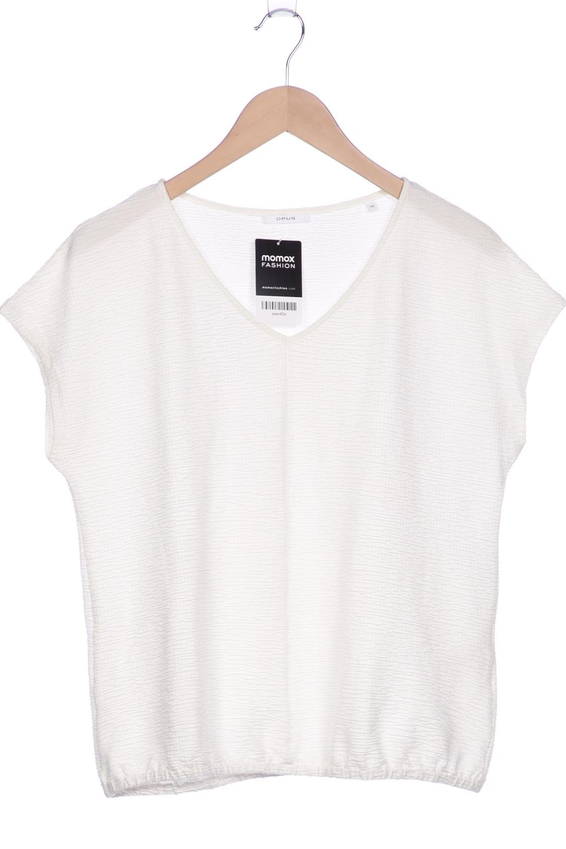 

Opus Damen T-Shirt, weiß, Gr. 40