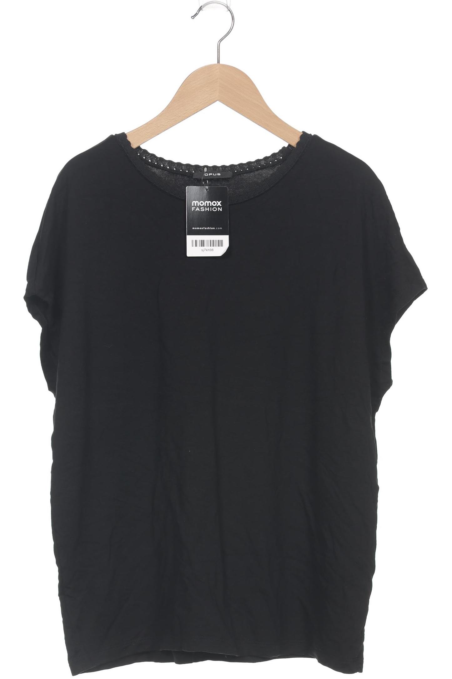 

Opus Damen T-Shirt, schwarz, Gr. 42