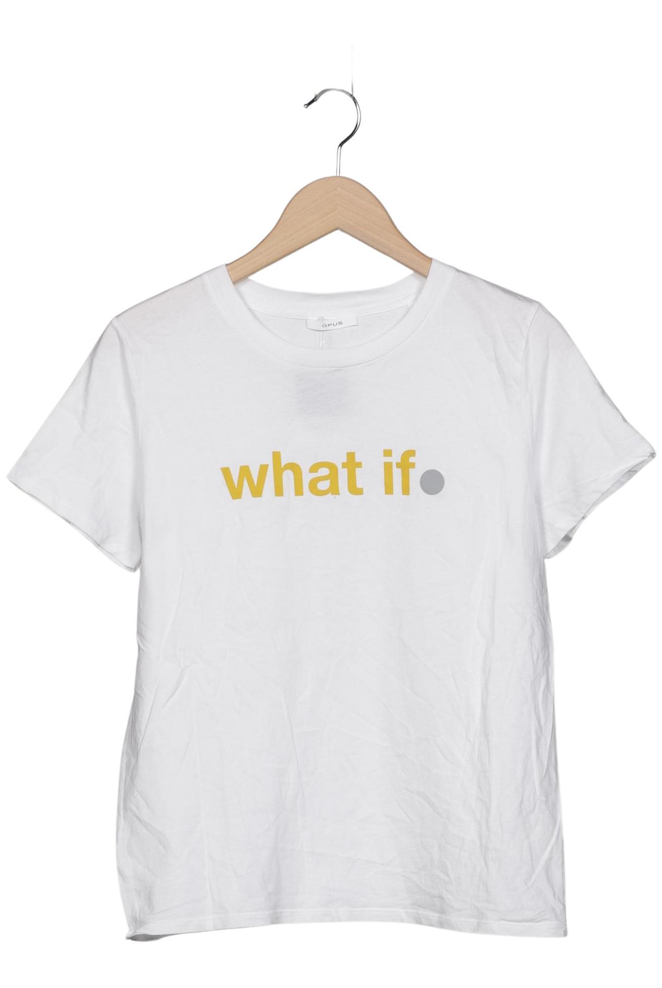 

Opus Damen T-Shirt, weiß, Gr. 40