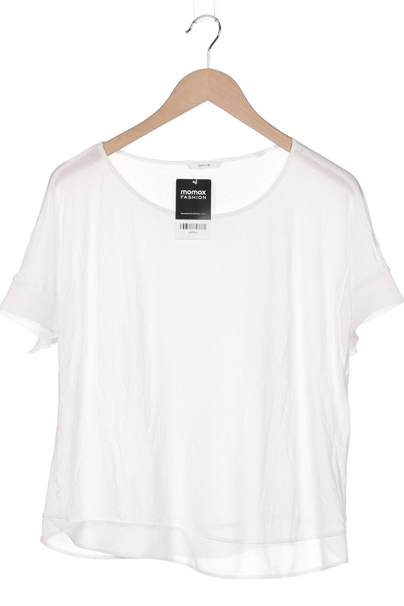 

Opus Damen T-Shirt, weiß, Gr. 40