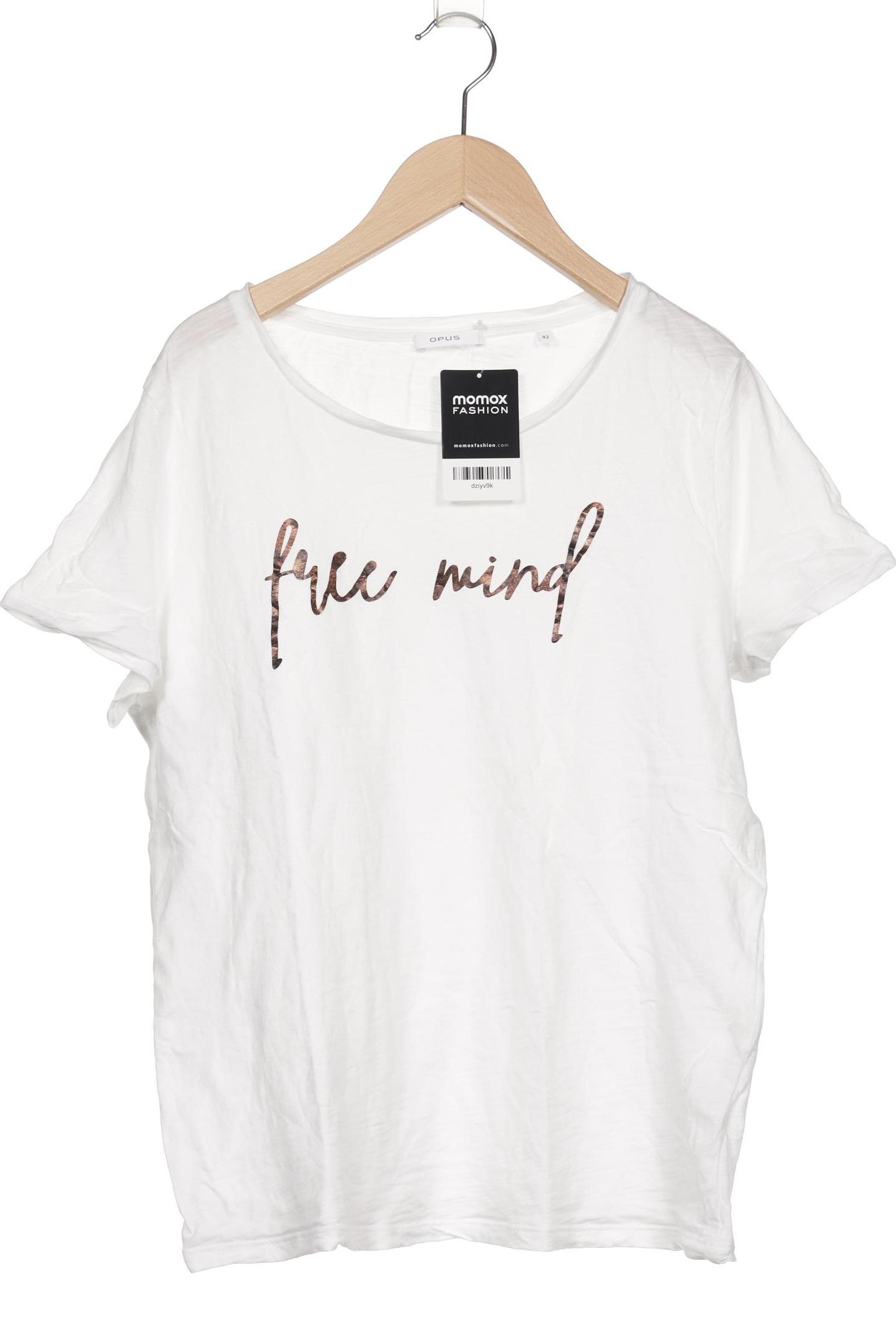 

Opus Damen T-Shirt, weiß, Gr. 42