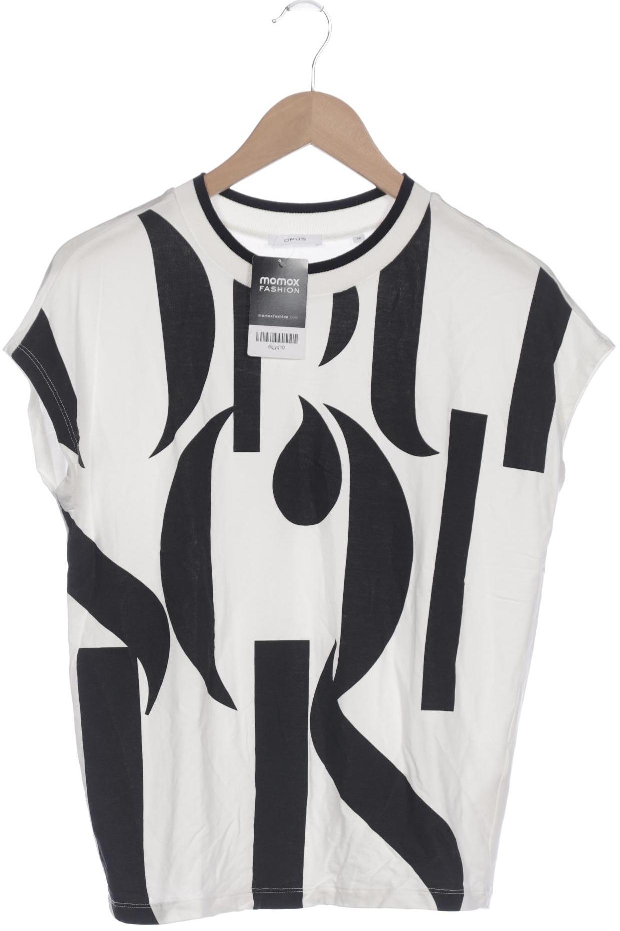 

Opus Damen T-Shirt, weiß, Gr. 36