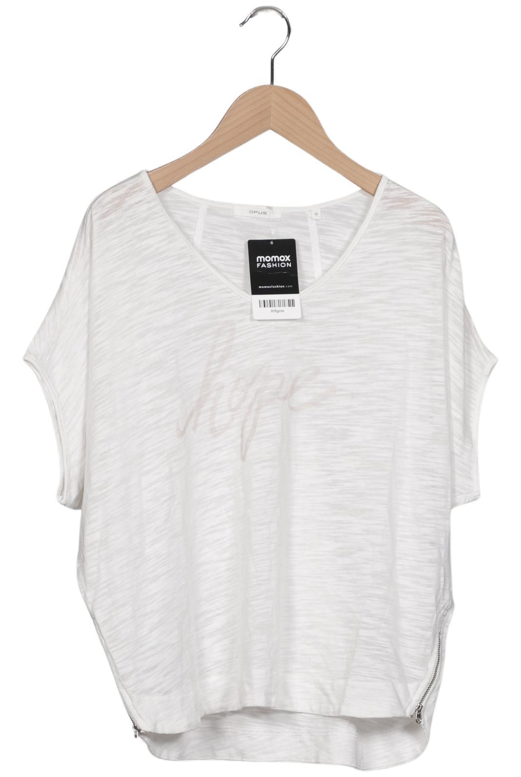 

Opus Damen T-Shirt, cremeweiß, Gr. 36