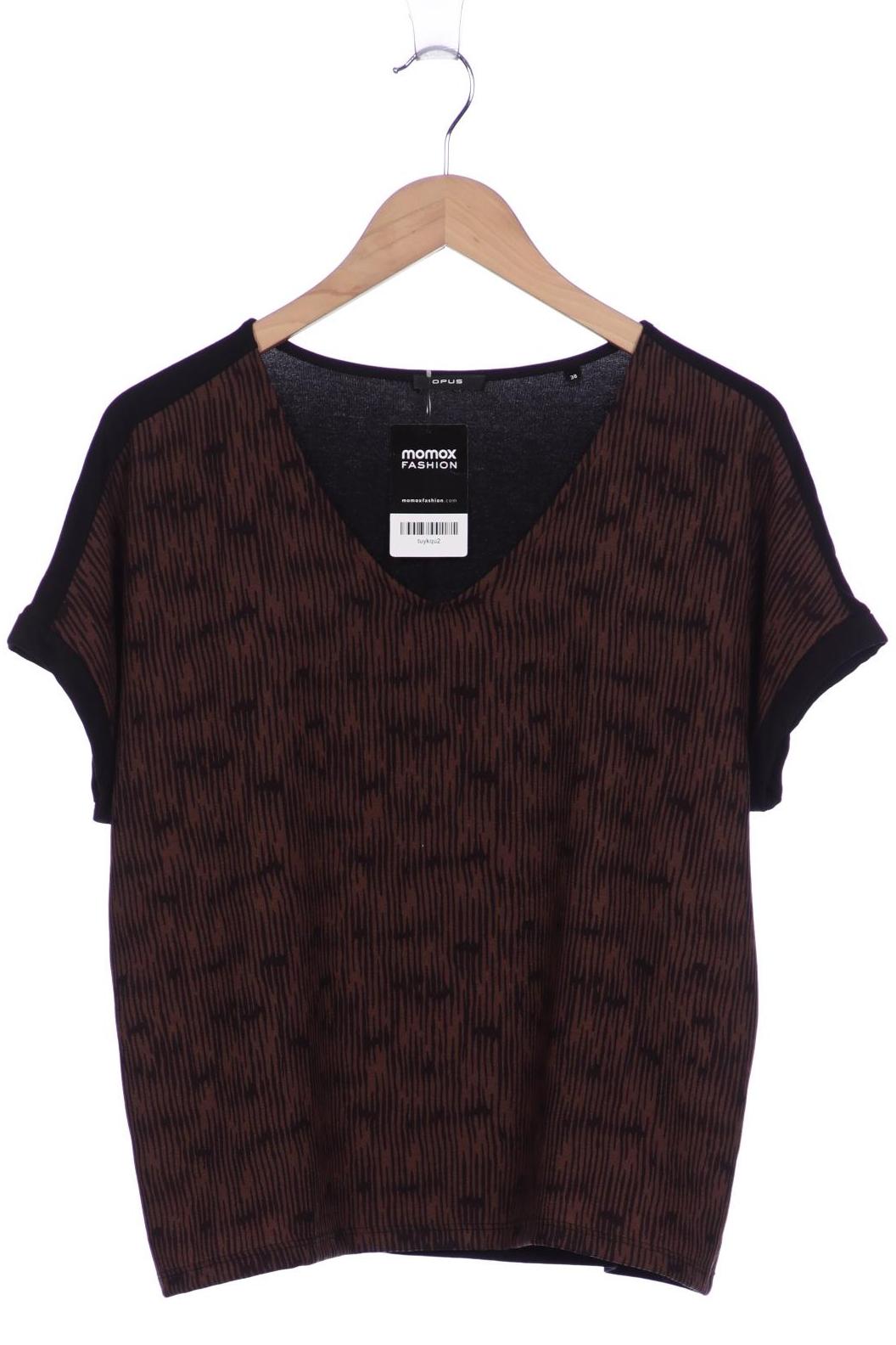 

Opus Damen T-Shirt, braun, Gr. 38