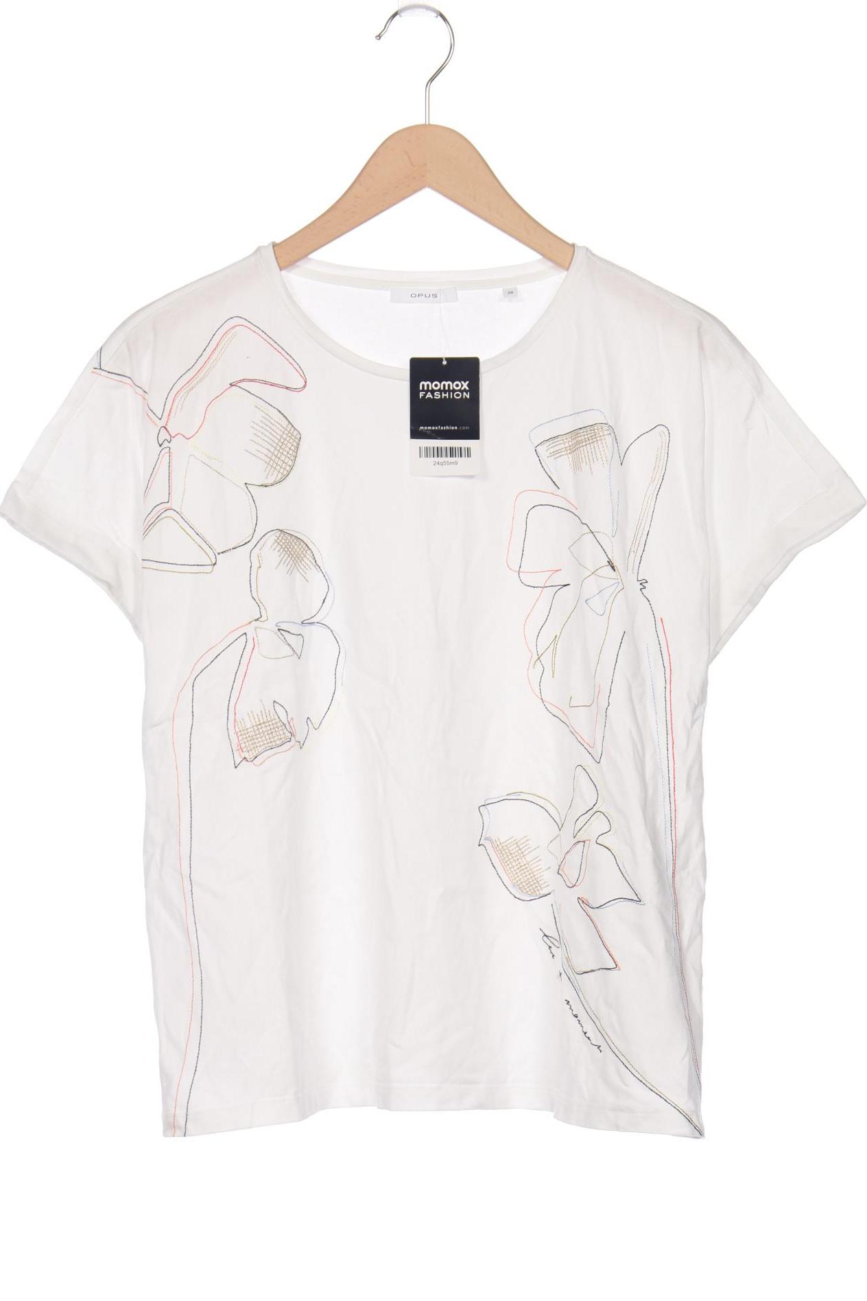 

Opus Damen T-Shirt, weiß, Gr. 38