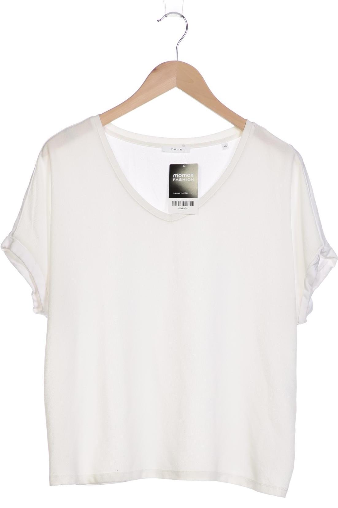 

Opus Damen T-Shirt, weiß, Gr. 40