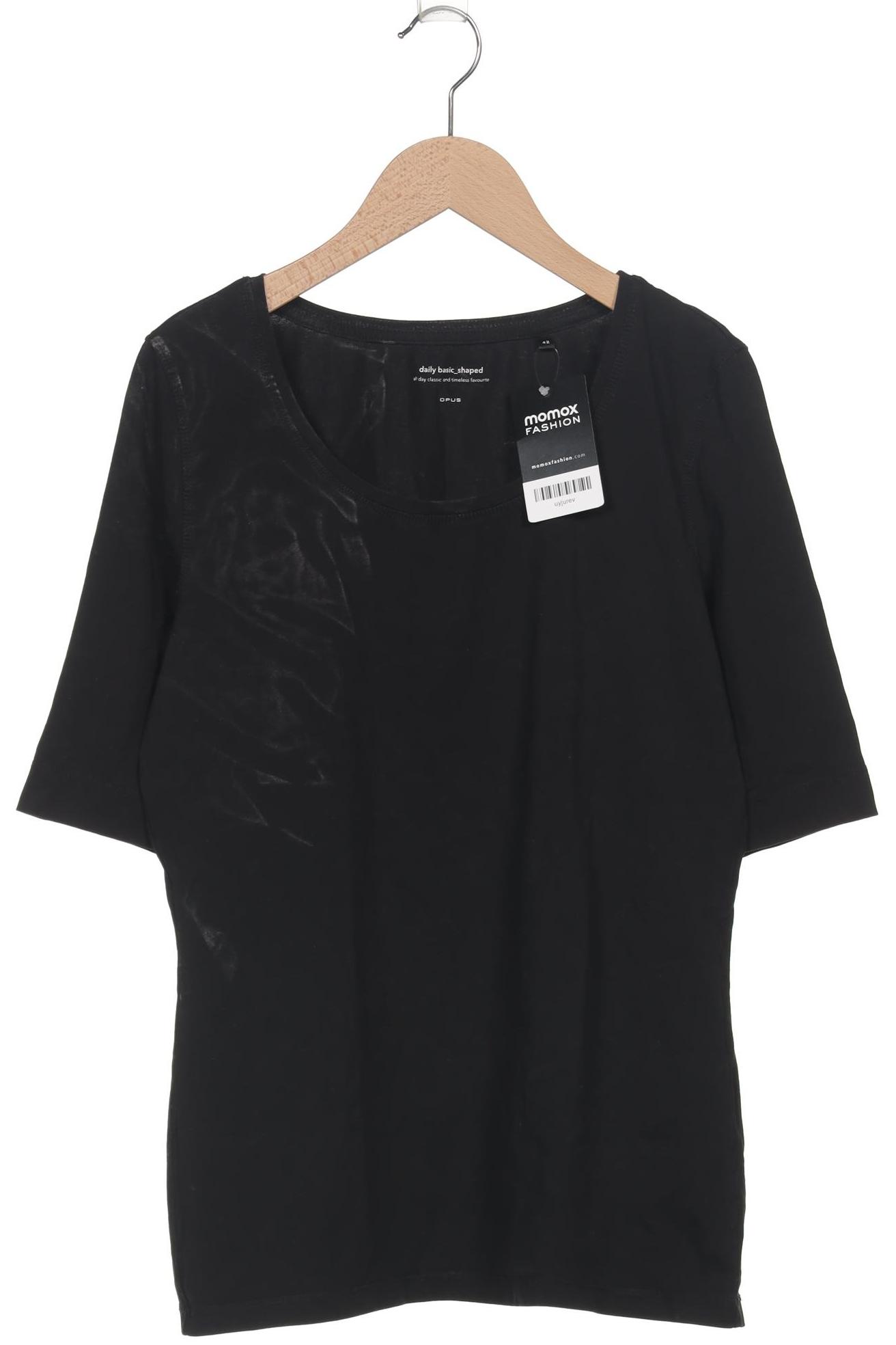 

Opus Damen T-Shirt, schwarz, Gr. 42