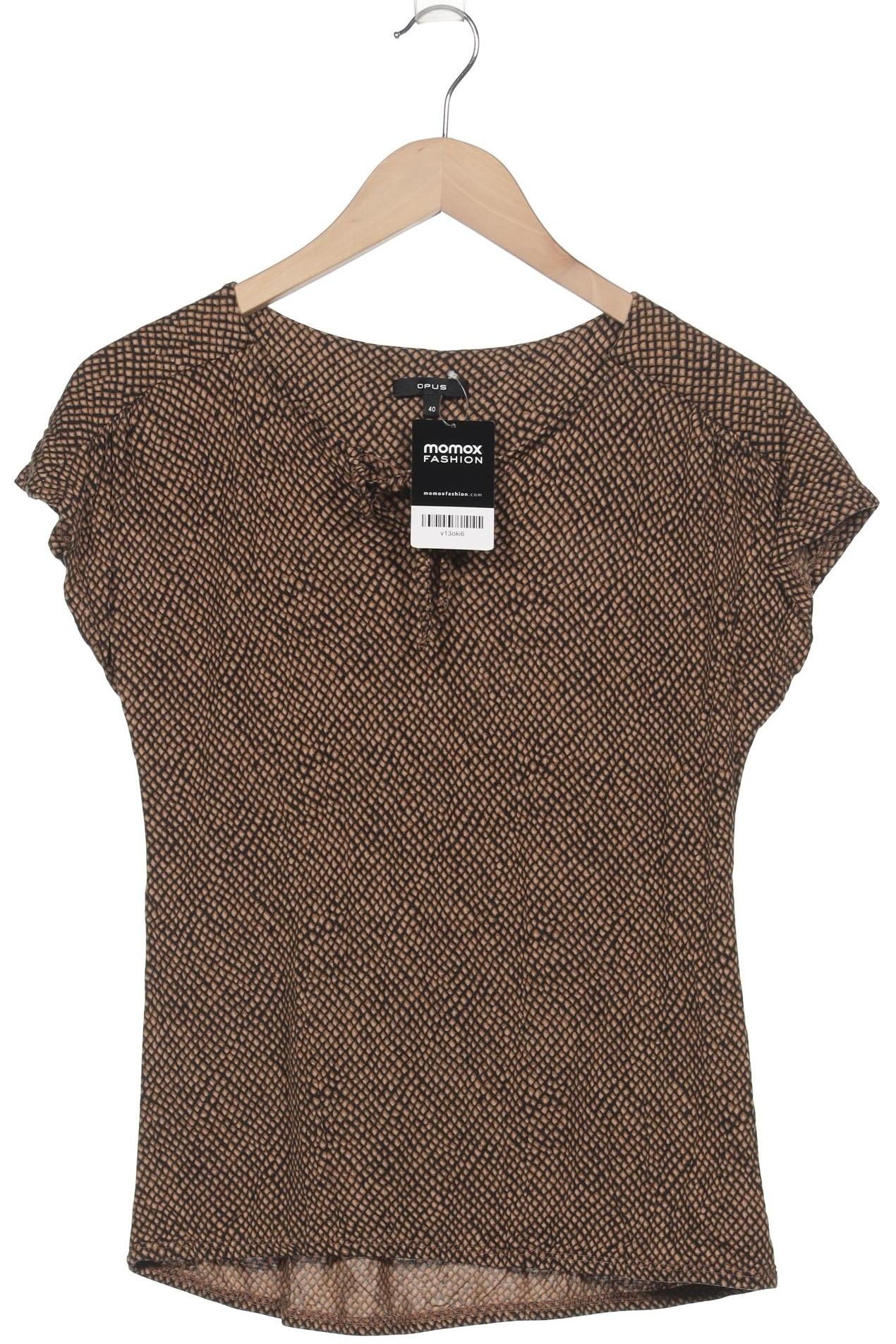 

Opus Damen T-Shirt, braun, Gr. 40