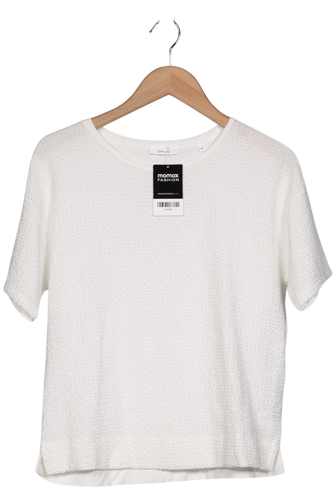 

Opus Damen T-Shirt, weiß, Gr. 36