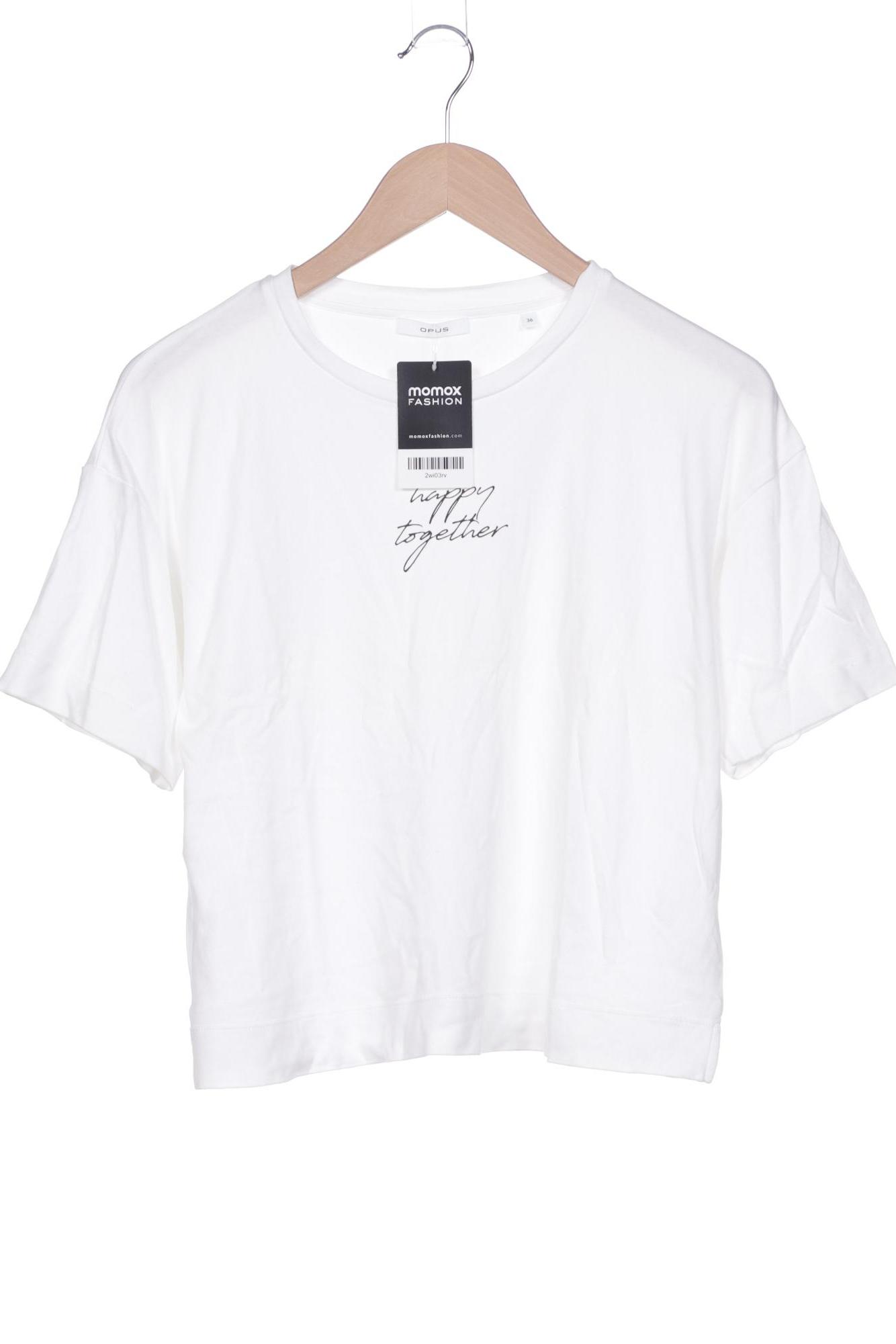 

Opus Damen T-Shirt, weiß, Gr. 36