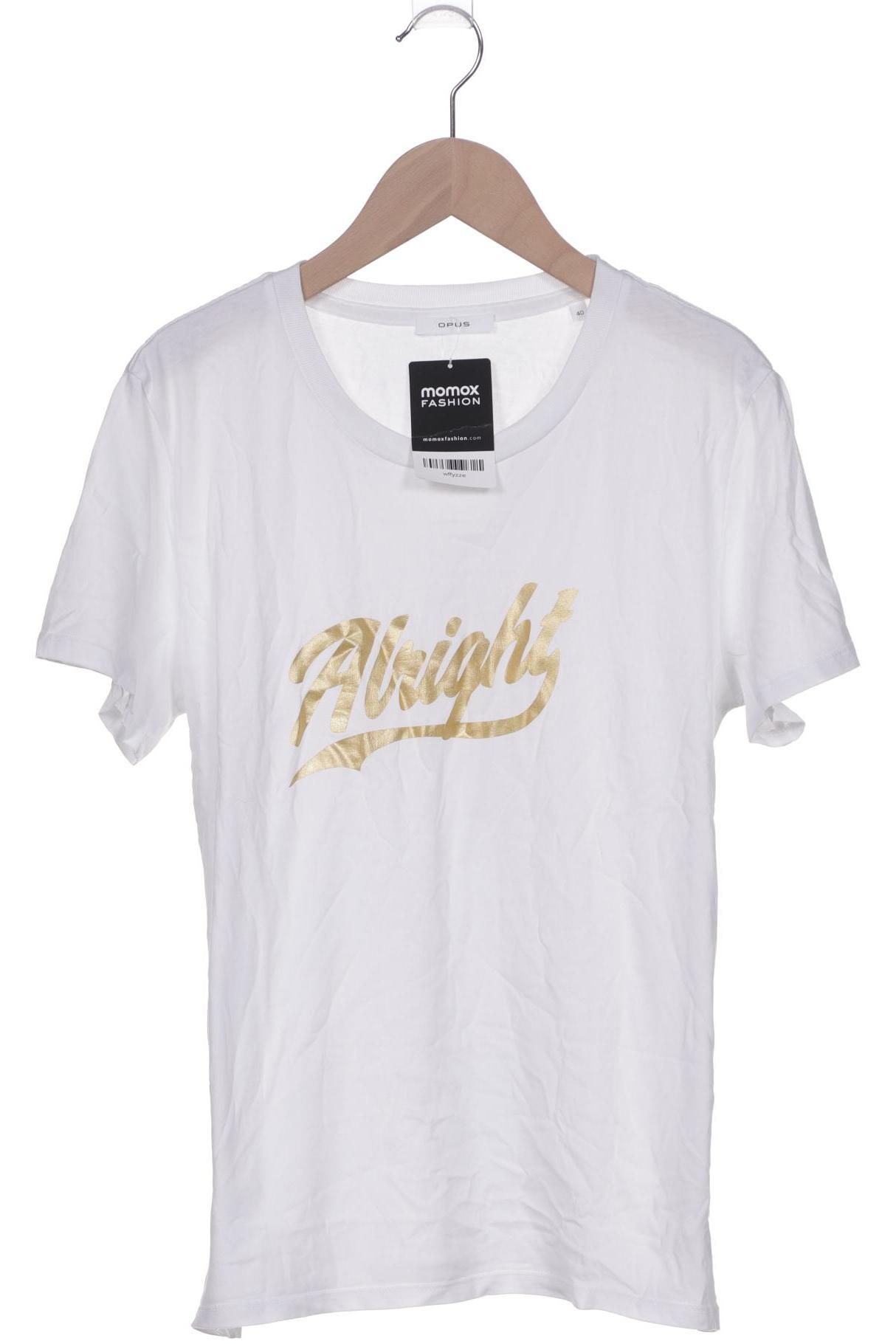 

Opus Damen T-Shirt, weiß, Gr. 40