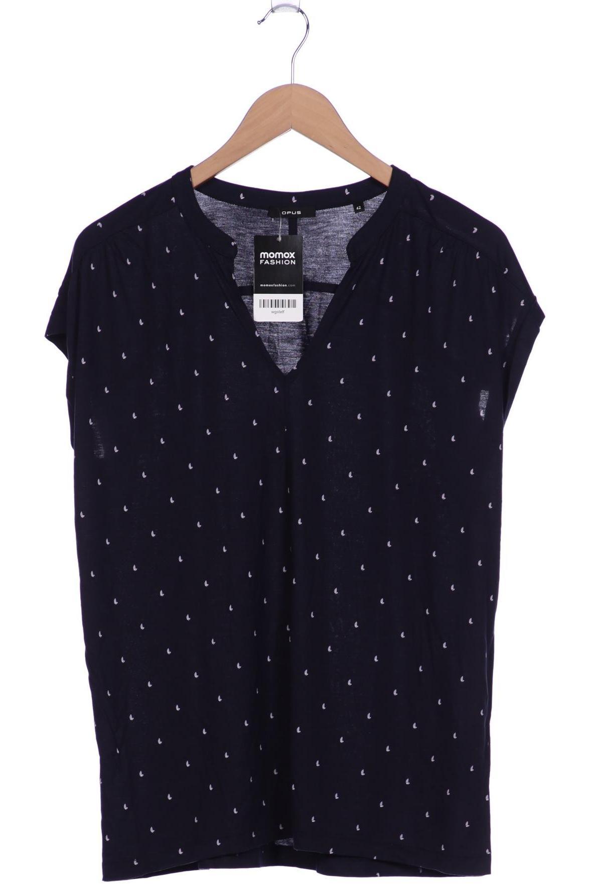 

Opus Damen T-Shirt, marineblau, Gr. 42