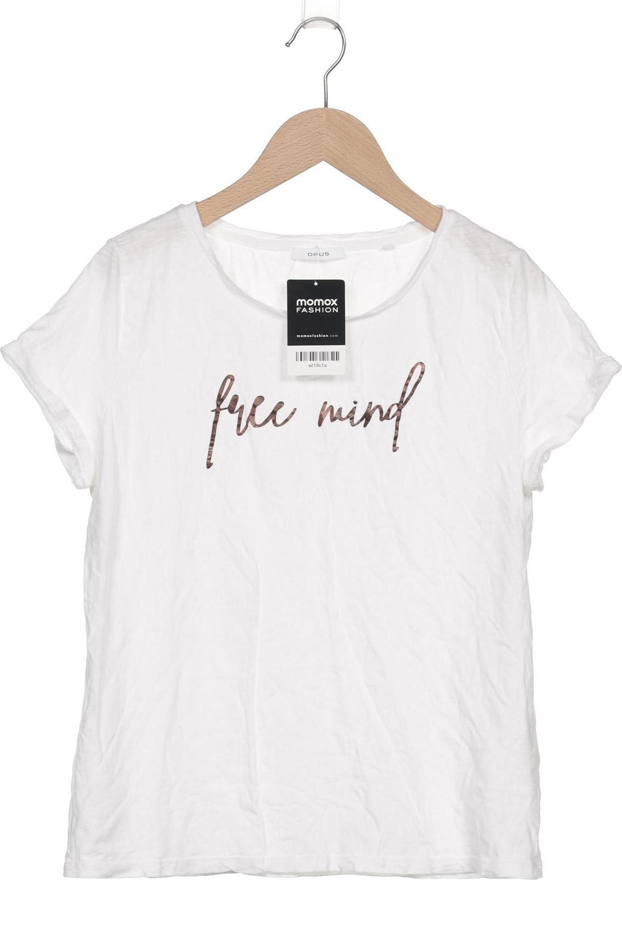 

Opus Damen T-Shirt, weiß, Gr. 40