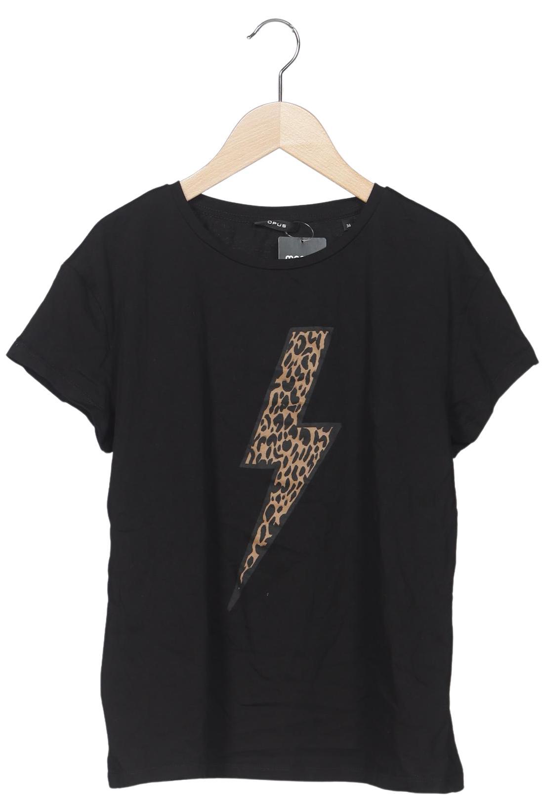 

Opus Damen T-Shirt, schwarz, Gr. 36