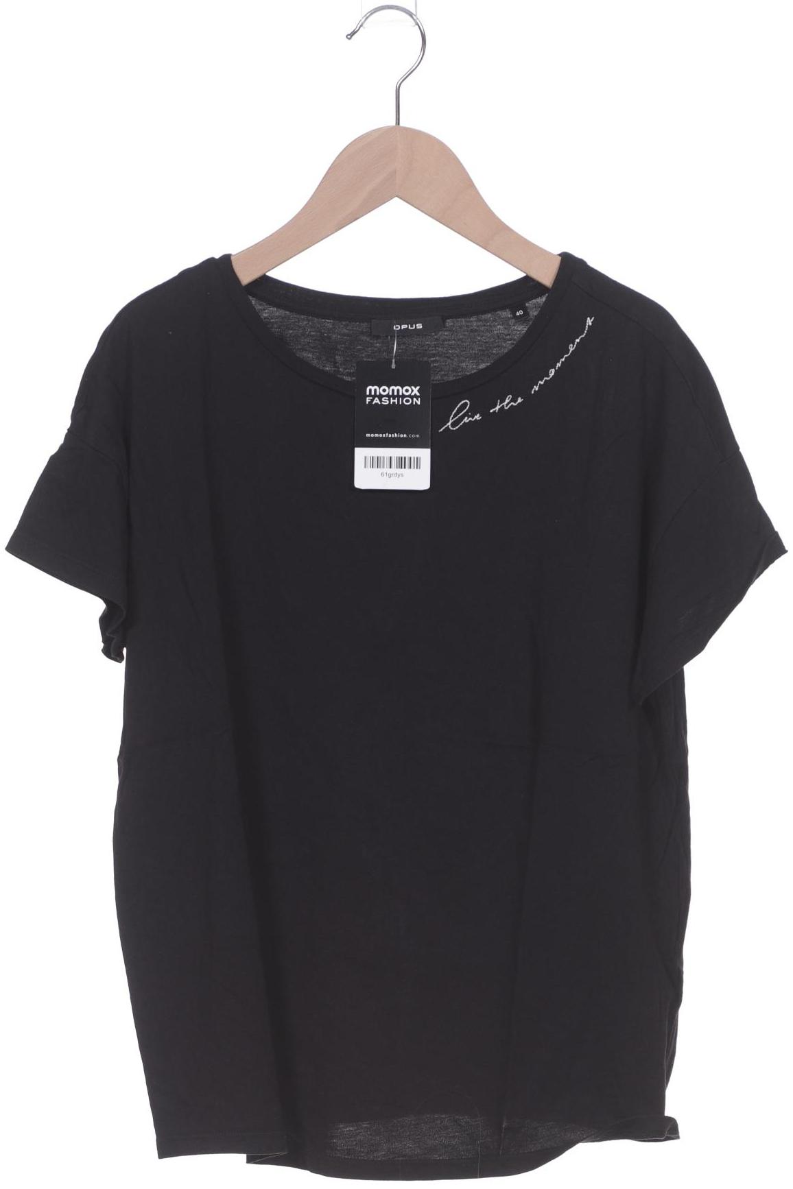 

Opus Damen T-Shirt, schwarz, Gr. 40
