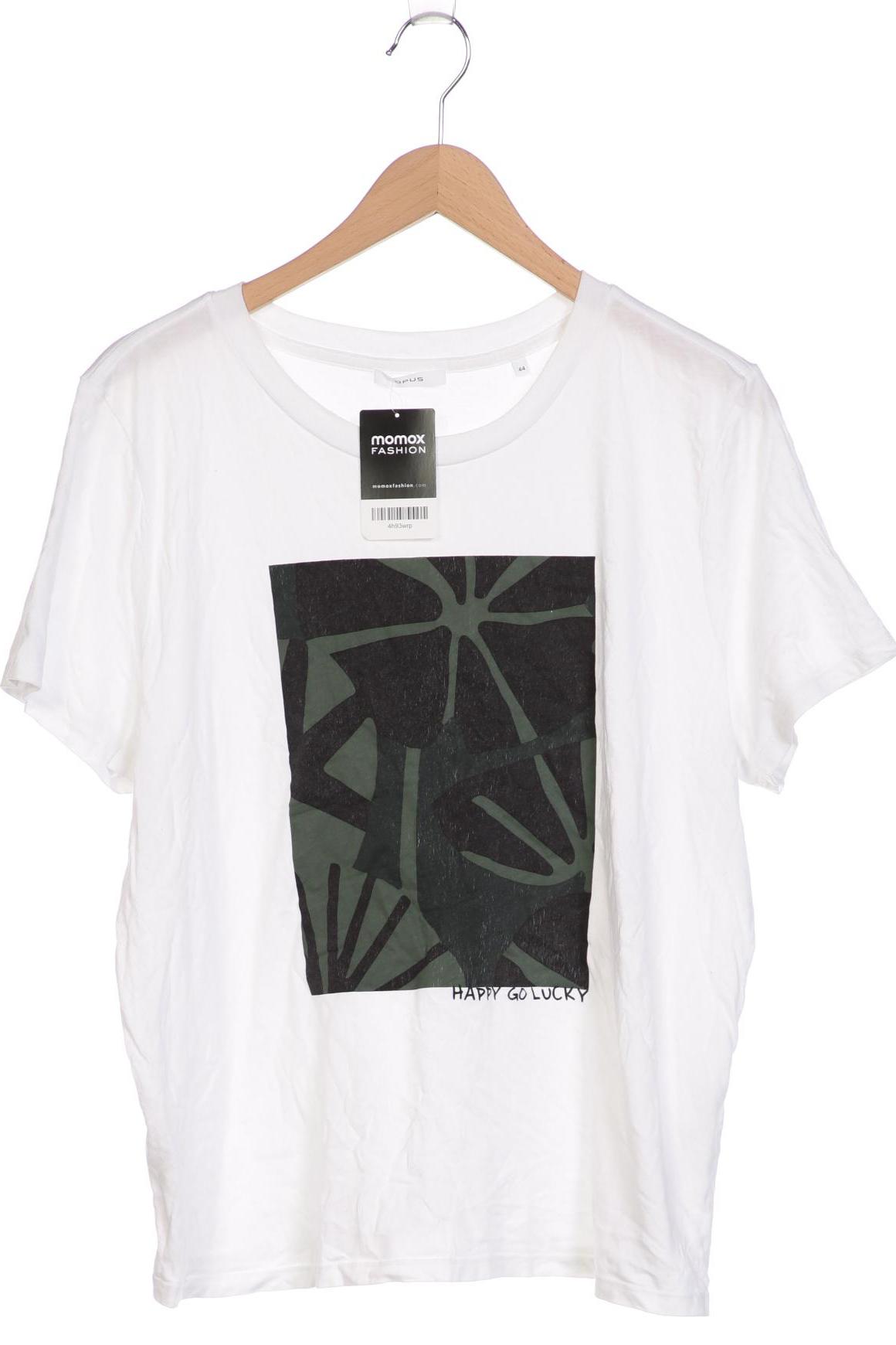 

Opus Damen T-Shirt, weiß, Gr. 44