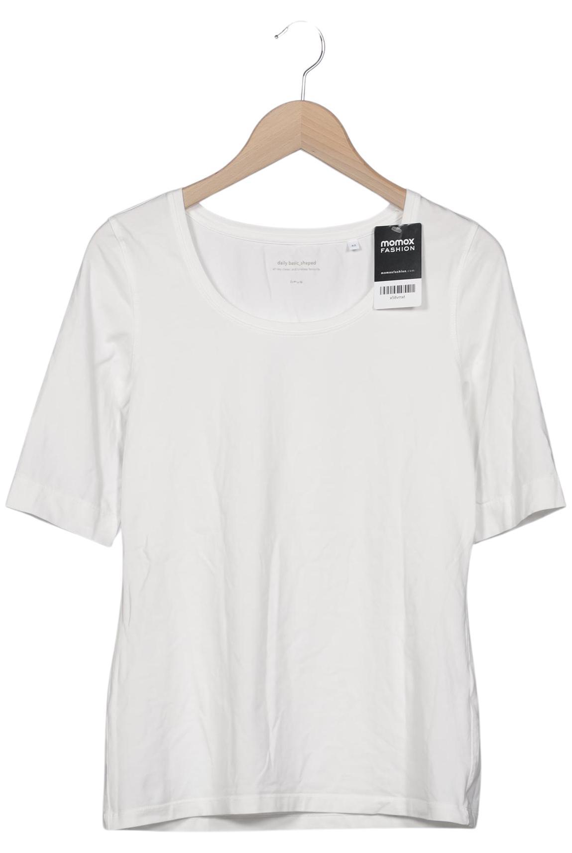 

Opus Damen T-Shirt, weiß, Gr. 40