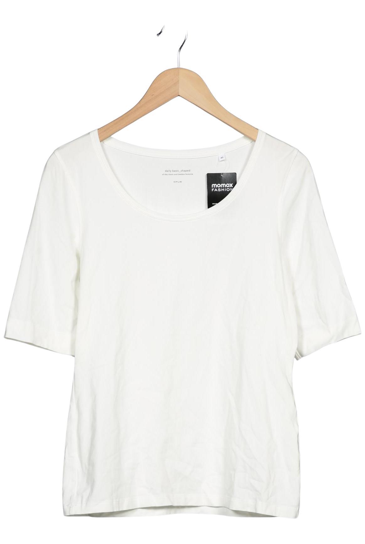 

Opus Damen T-Shirt, weiß, Gr. 40