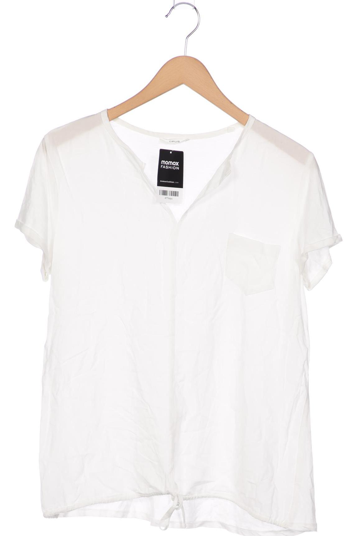 

Opus Damen T-Shirt, weiß, Gr. 40