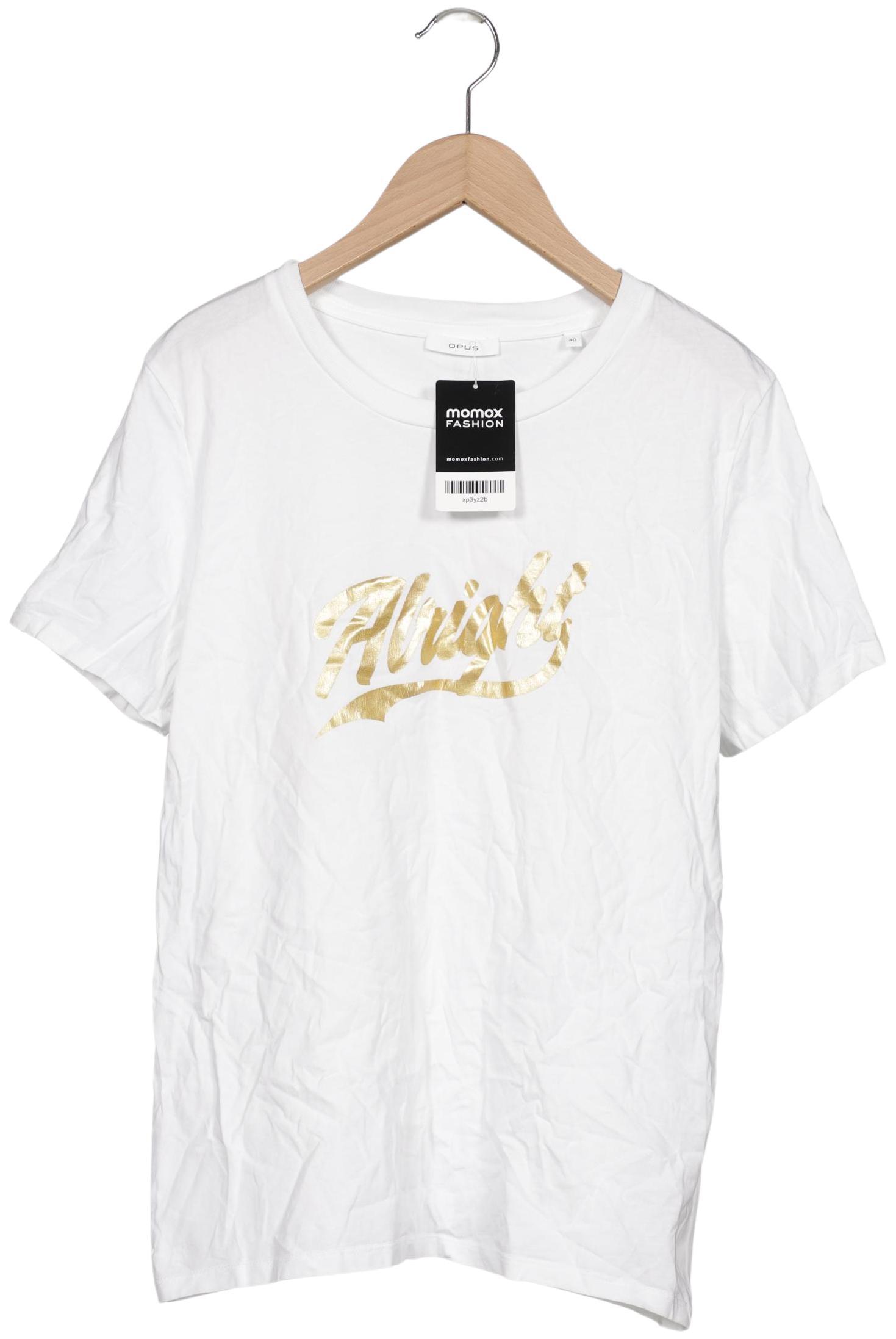 

Opus Damen T-Shirt, weiß, Gr. 40