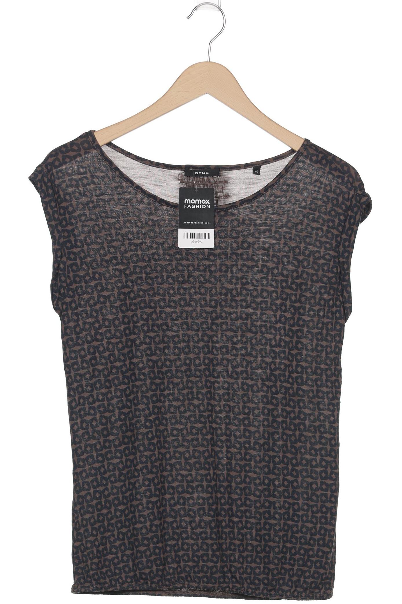 

Opus Damen T-Shirt, braun, Gr. 40