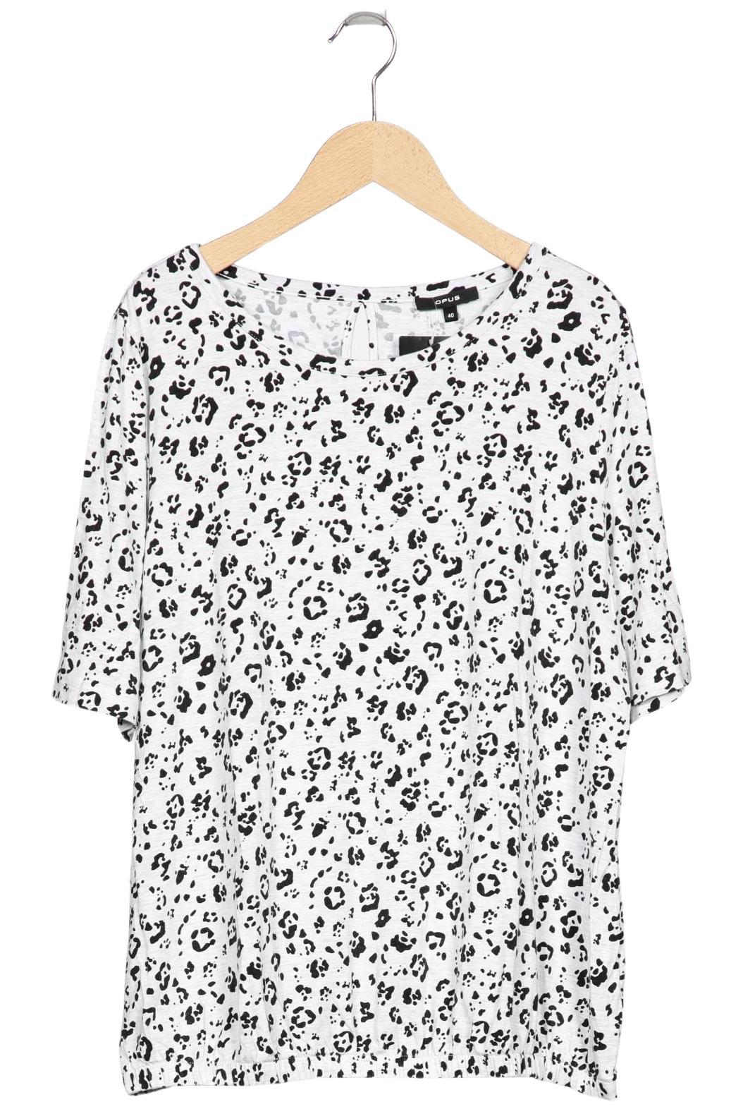 

Opus Damen T-Shirt, weiß, Gr. 40