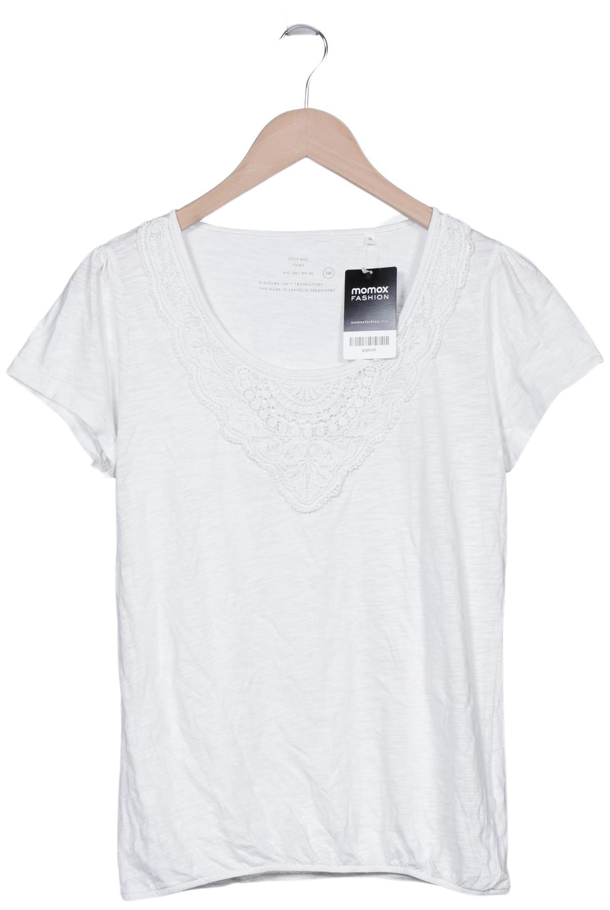 

Opus Damen T-Shirt, weiß, Gr. 36