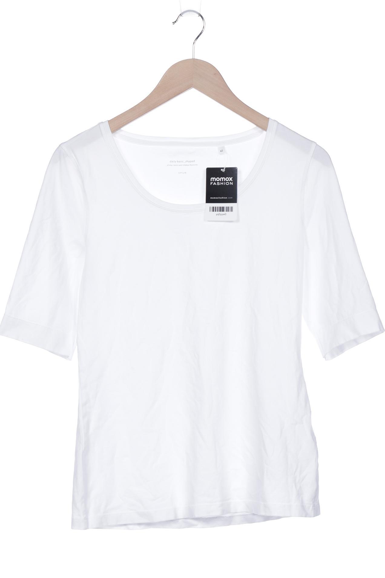 

Opus Damen T-Shirt, weiß, Gr. 42