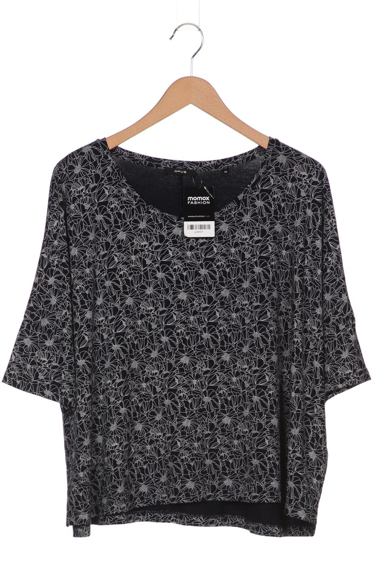 

Opus Damen T-Shirt, marineblau, Gr. 42