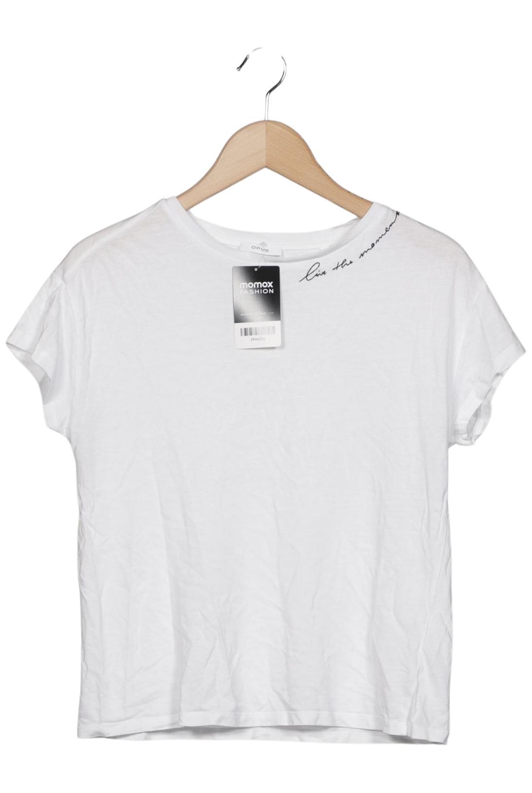 

Opus Damen T-Shirt, weiß, Gr. 36