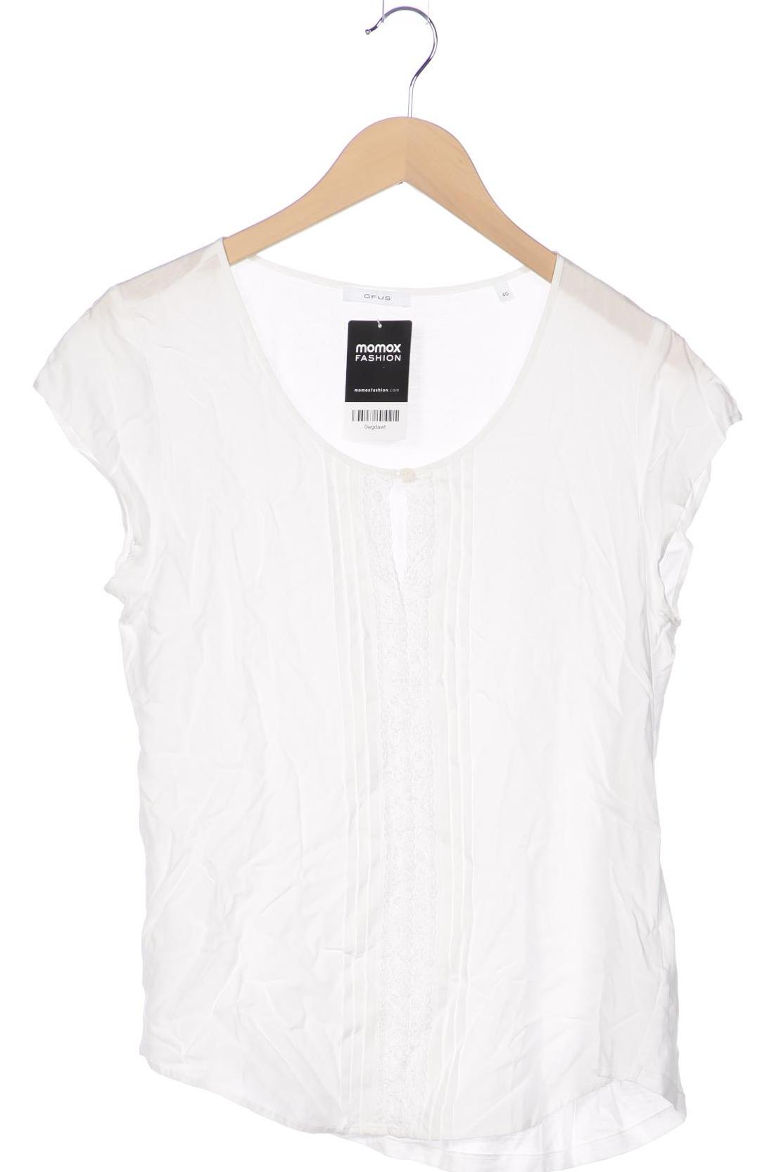 

Opus Damen T-Shirt, weiß, Gr. 40