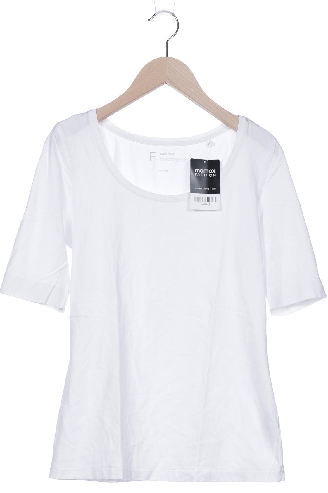 

Opus Damen T-Shirt, weiß, Gr. 40