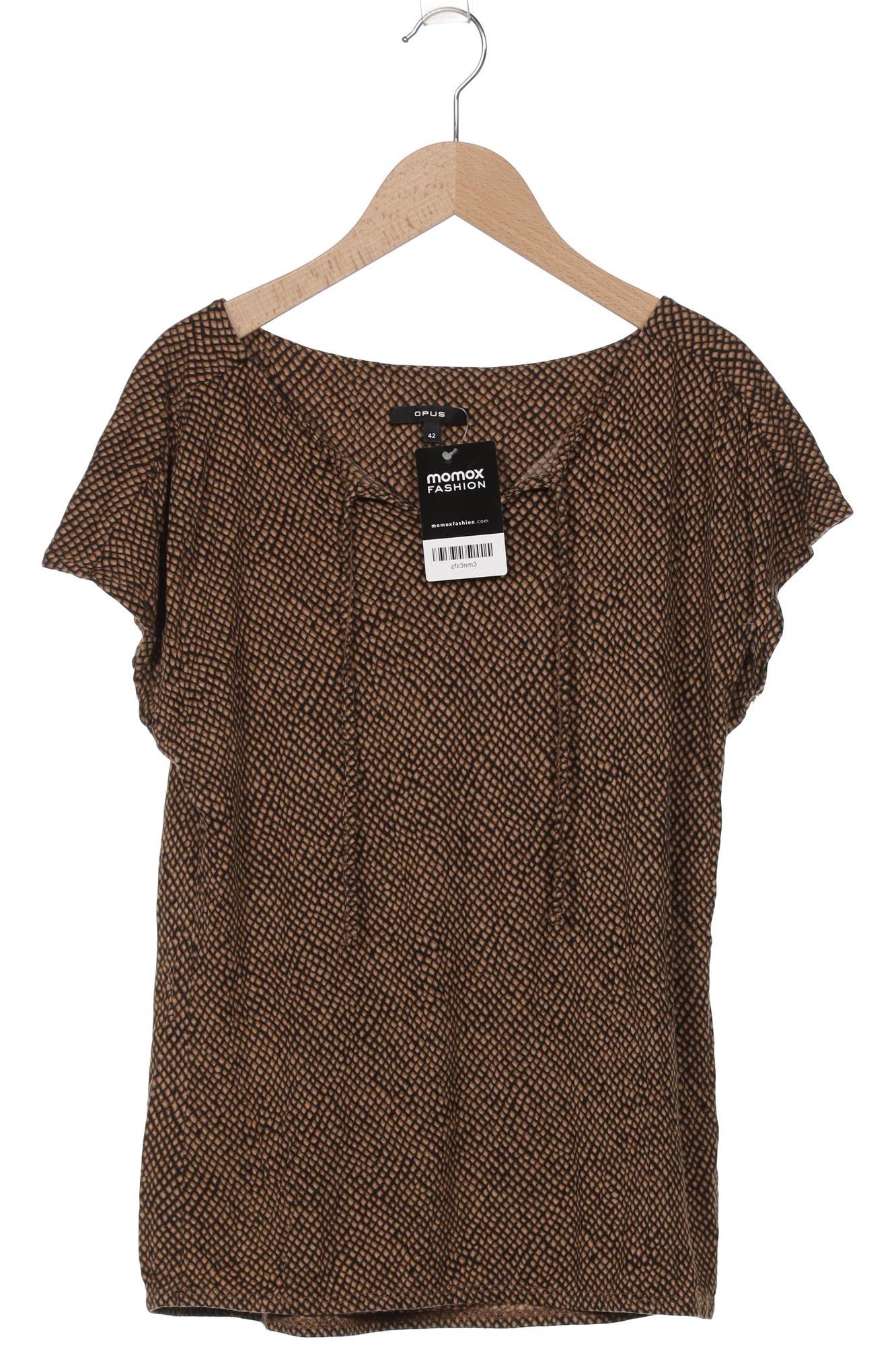 

Opus Damen T-Shirt, braun, Gr. 42