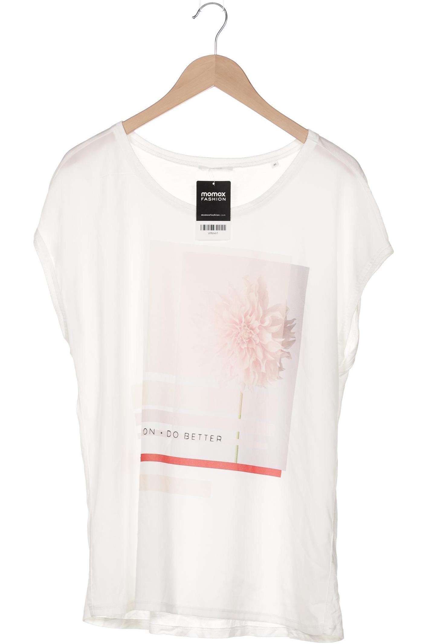 

Opus Damen T-Shirt, weiß, Gr. 40