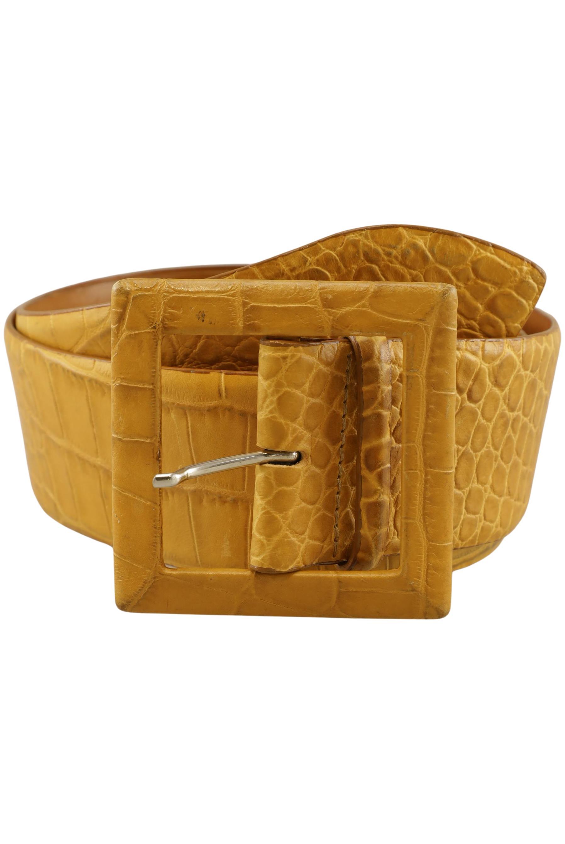 

Orciani Damen Gürtel, gelb, Gr. 85