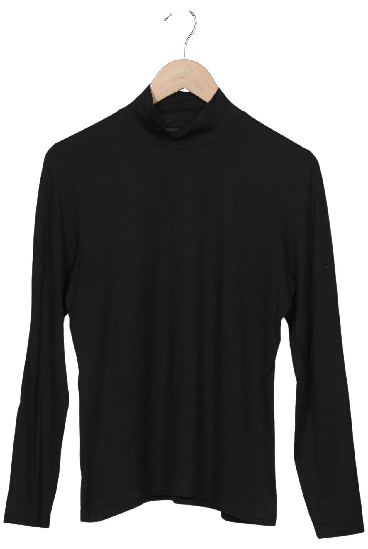 

Organic Basics Damen Langarmshirt, schwarz, Gr. 42