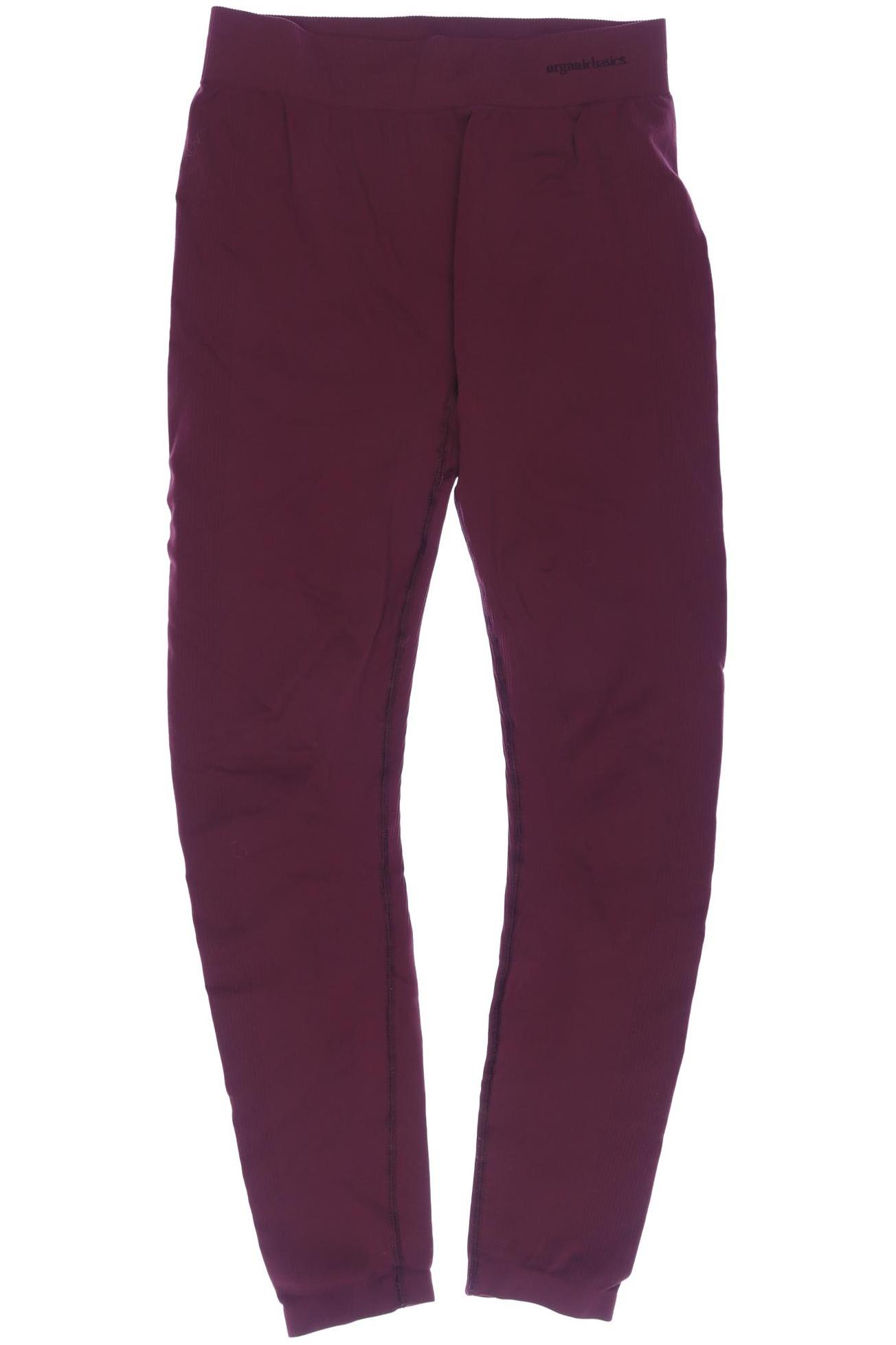

Organic Basics Damen Stoffhose, bordeaux, Gr. 0