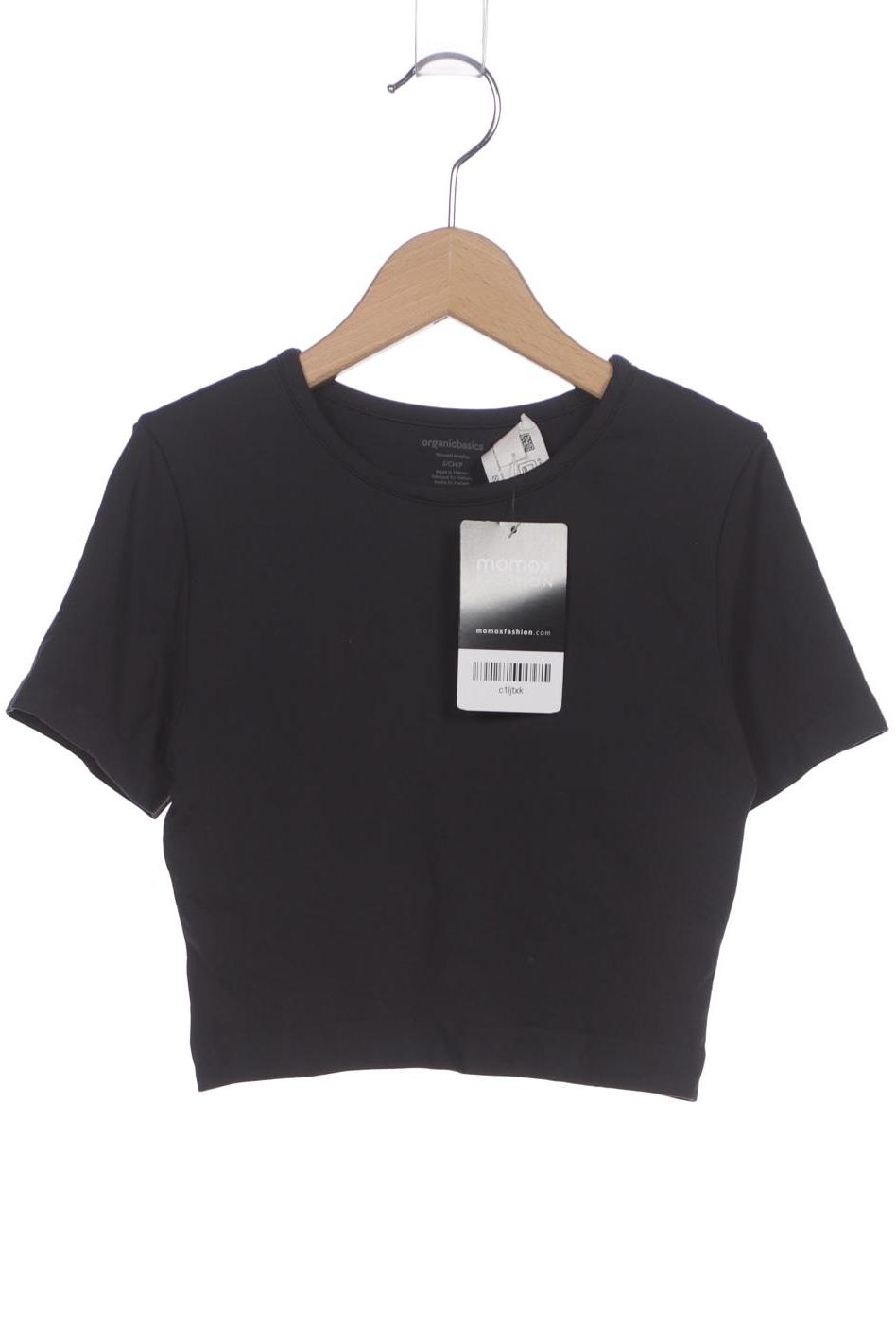 

Organic Basics Damen T-Shirt, schwarz, Gr. 36